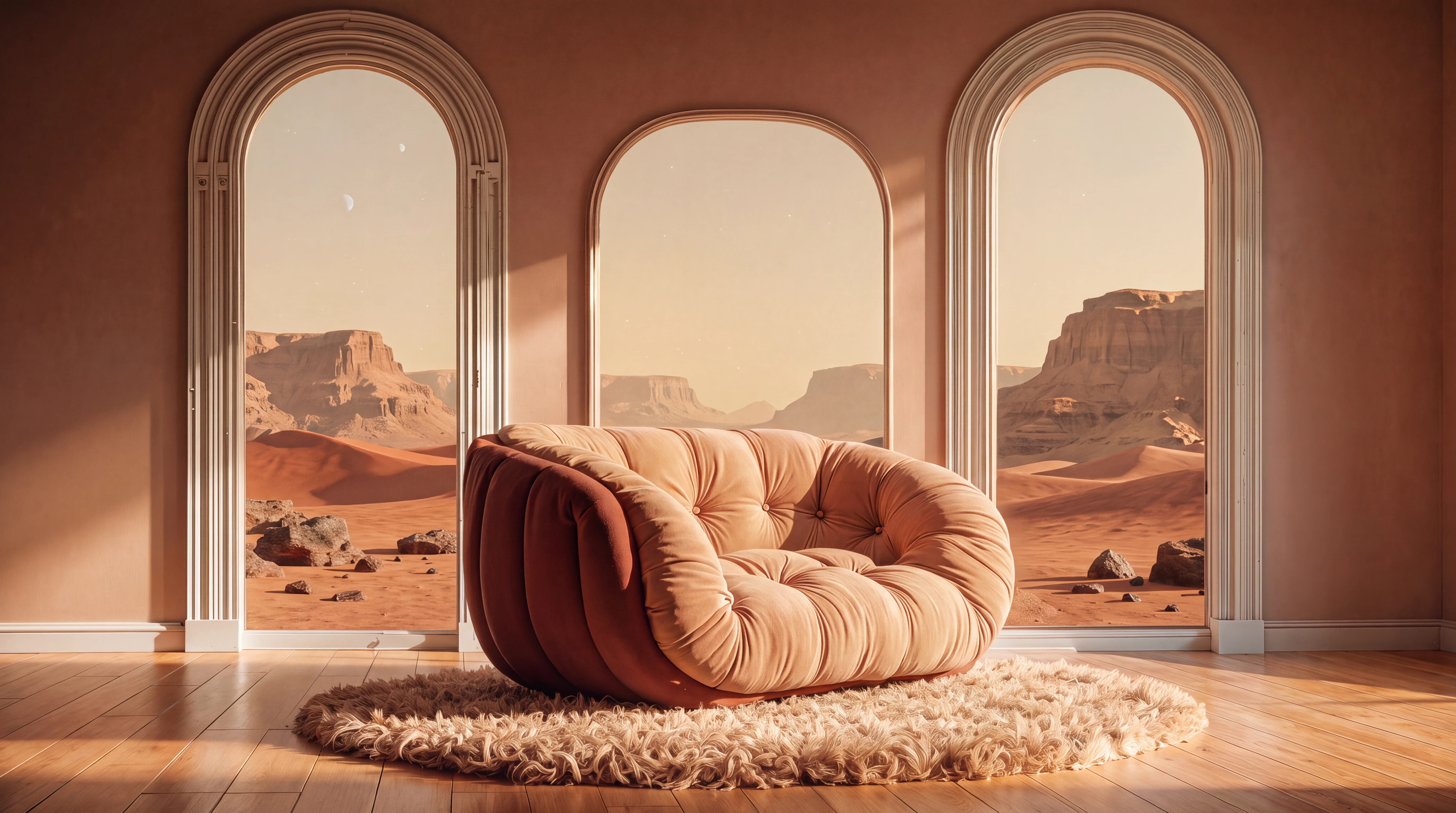 Martian environment scene